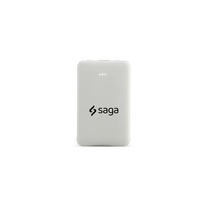 Power Bank Slim 5000mAh — personalização em Silk Screen