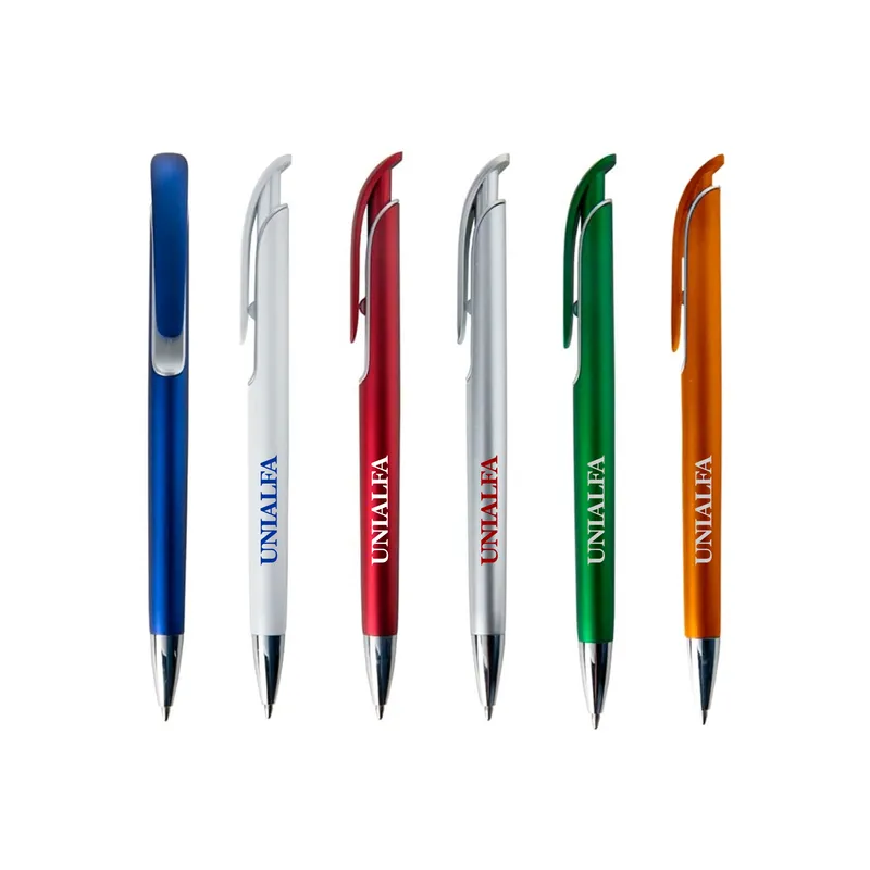 Caneta Plástica Color — personalização em Silk Screen