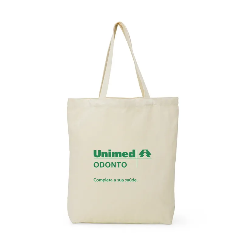Ecobag de Algodão Cru — personalização em Silk Screen