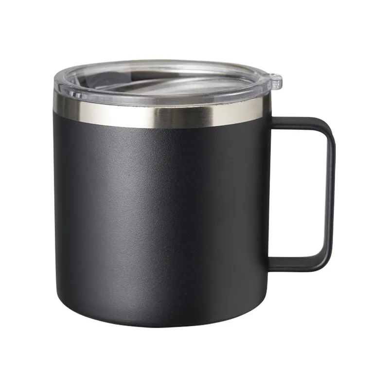 Caneca Térmica de Inox 450ml — personalização em Silk Screen e gravação com Fiber Laser