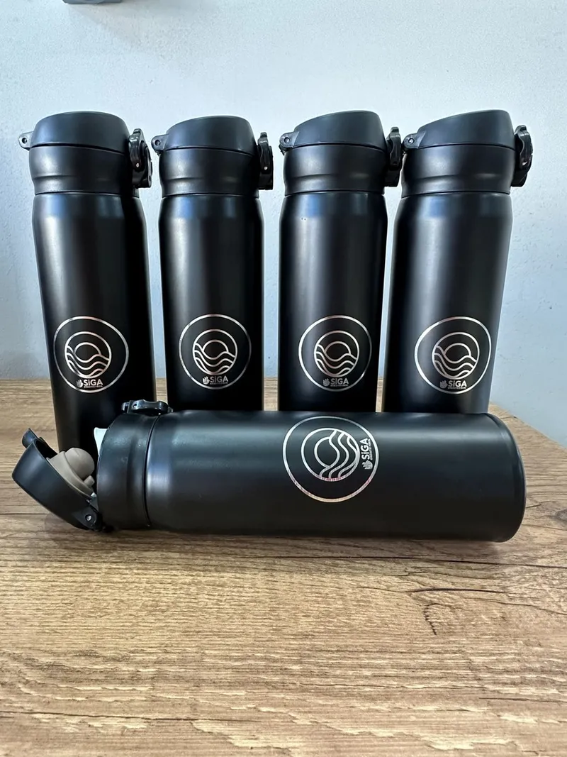 Garrafa Térmica Inox personalizado para SIGA Crédito Fácil